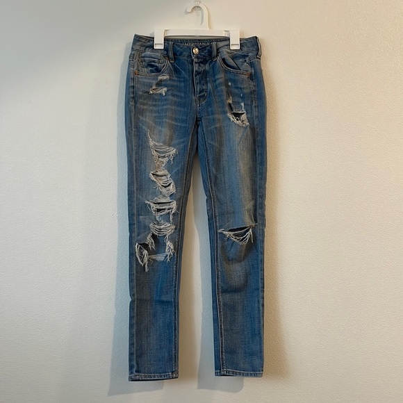 American Eagle Tomgirl Size 0 - Picture 1 of 5